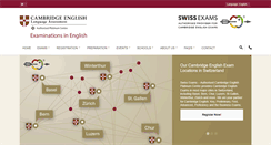 Desktop Screenshot of cambridge-exams.ch