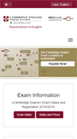 Mobile Screenshot of cambridge-exams.ch
